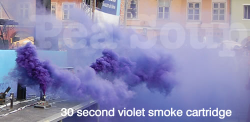 Violet smoke